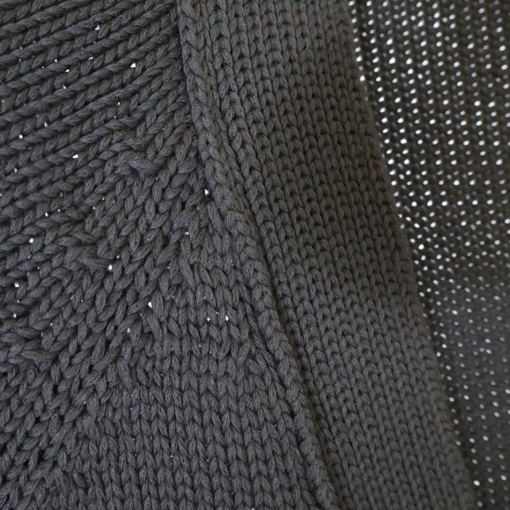 UNDERCOVER(アンダーカバー) 24SS 刺繍デザイン 長袖カーディガン UP1D4901 グレー