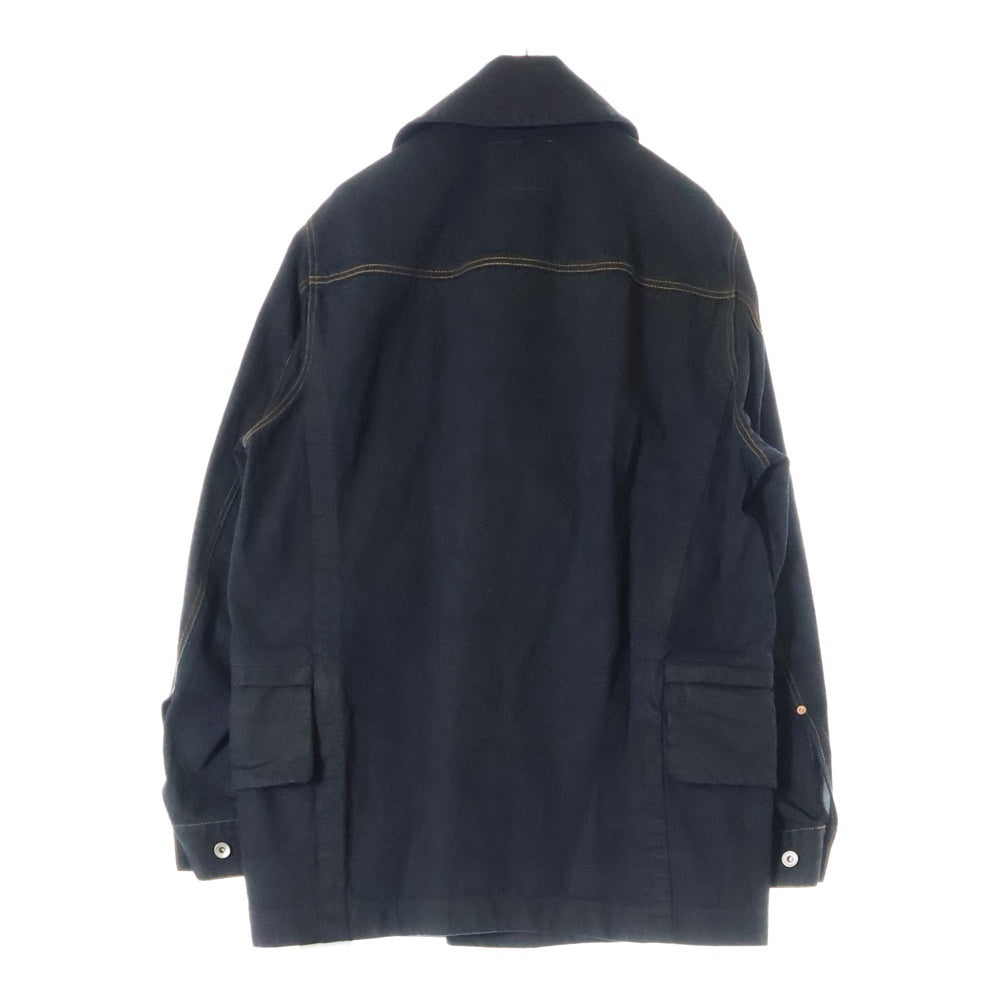 Sacai(サカイ) 24AW ダブルフェイス デニムコート ジャケット 24-03436M インディゴ
