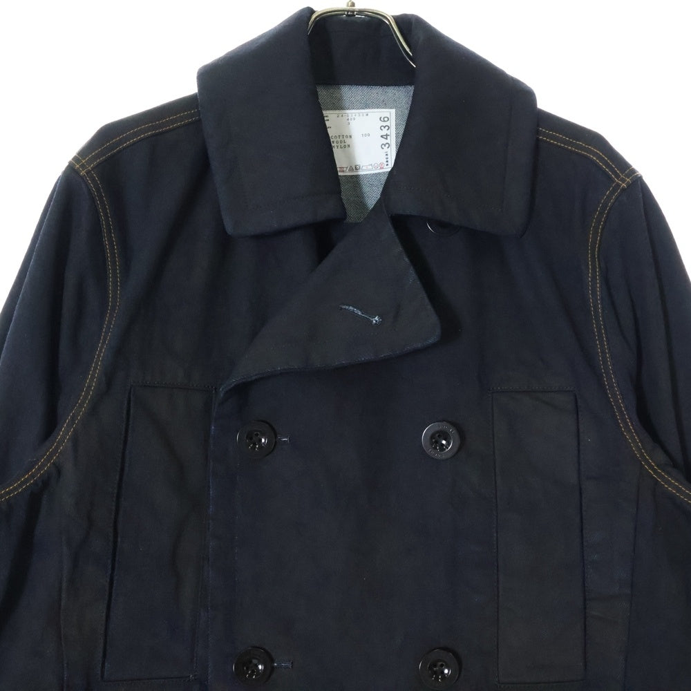Sacai(サカイ) 24AW ダブルフェイス デニムコート ジャケット 24-03436M インディゴ