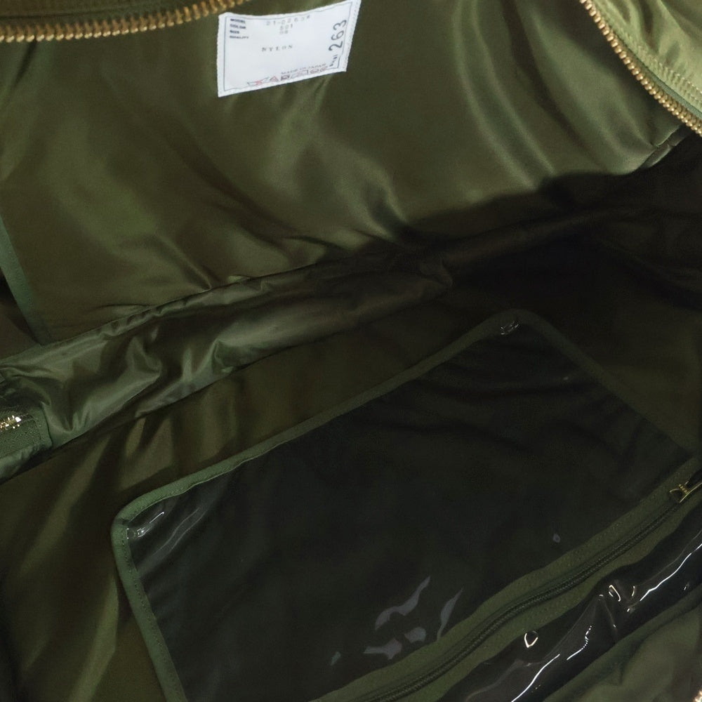 Sacai(サカイ) 21AW × PORTER SKATE BACKPACK 21-0263S × ポーター スケート 2WAY バッグパック カーキ
