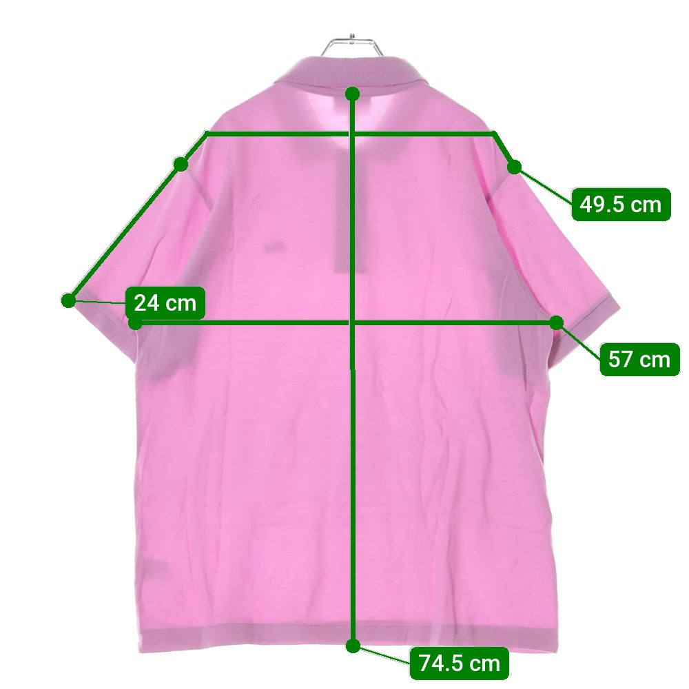 LACOSTE(ラコステ) ロゴ刺繍 半袖ポロシャツ L1212LJ ピンク