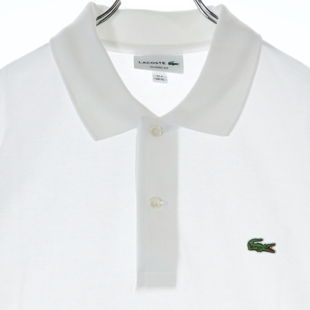 LACOSTE(ラコステ) ロゴ刺繍 半袖ポロシャツ L1212LJ ホワイト