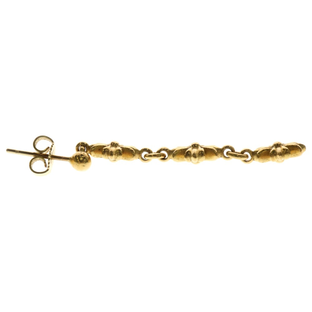 CHROME HEARTS(クロムハーツ) 22K TNY E CH PLS 3 タイニーE CHプラス 3ドロップピアス ゴールド