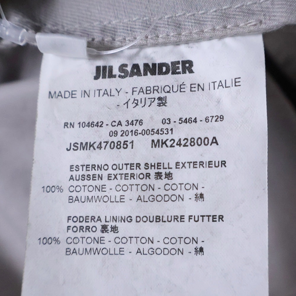 JIL SANDER(ジルサンダー) ワークポケット トレンチコート JSMK470851 グレー