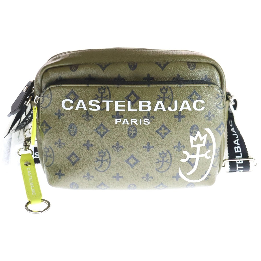 CASTELBAJAC(カステルバジャック) 総柄デザイン ショルダーバッグ 048122 ブラウン