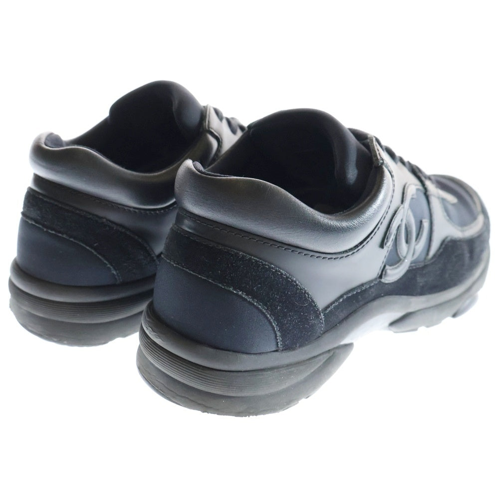 CHANEL(シャネル) coco mark Sneakers ココマーク ローカットスニーカー スエード ブラック G33745