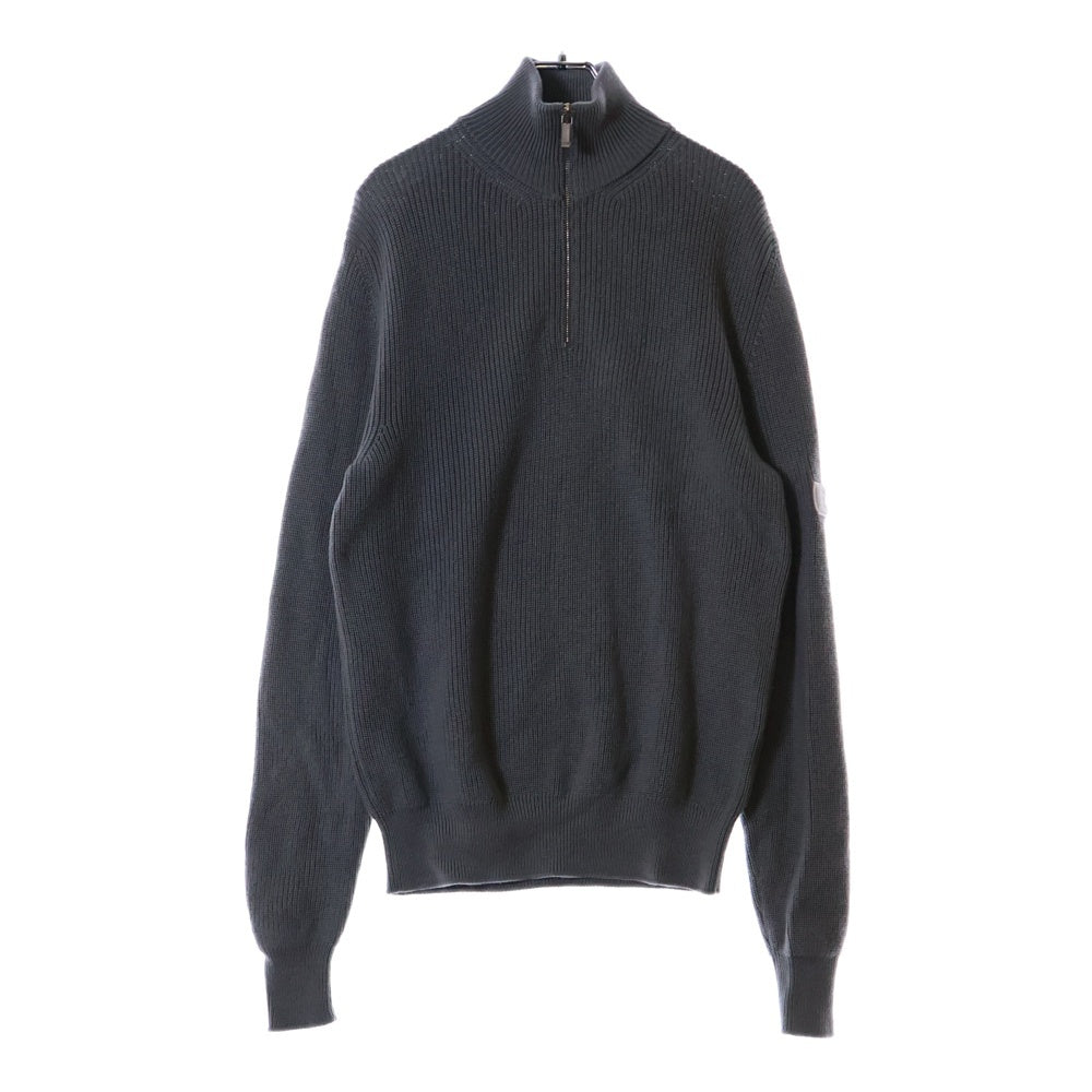 DIOR(ディオール) Half Zip Knit Sweater スリーブロゴ ハーフジップセーター 長袖ニット グレー 013M609AT079