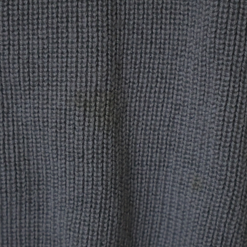 DIOR(ディオール) Half Zip Knit Sweater スリーブロゴ ハーフジップセーター 長袖ニット グレー 013M609AT079
