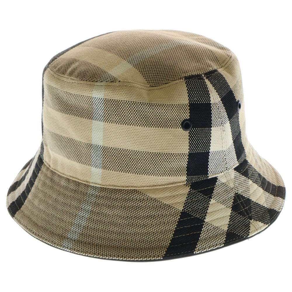 BURBERRY LONDON(バーバリーロンドン) チェック バケットハット 帽子 ベージュ 8040530