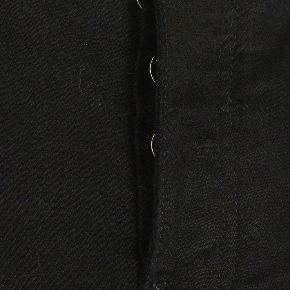 AMIRI(アミリ) MX‐1 クラッシュ加工 ストレッチスキニーボタンフライデニムパンツ ブラック SR1PXMD001