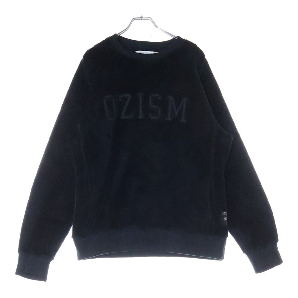 nonnative(ノンネイティブ) 23AW ×UNDERCOVER MONK CREW L/S PULLOVER OZISM POLY FLEECE POLARTEC HIGH LOFT スウェット ブラック UC2C9804