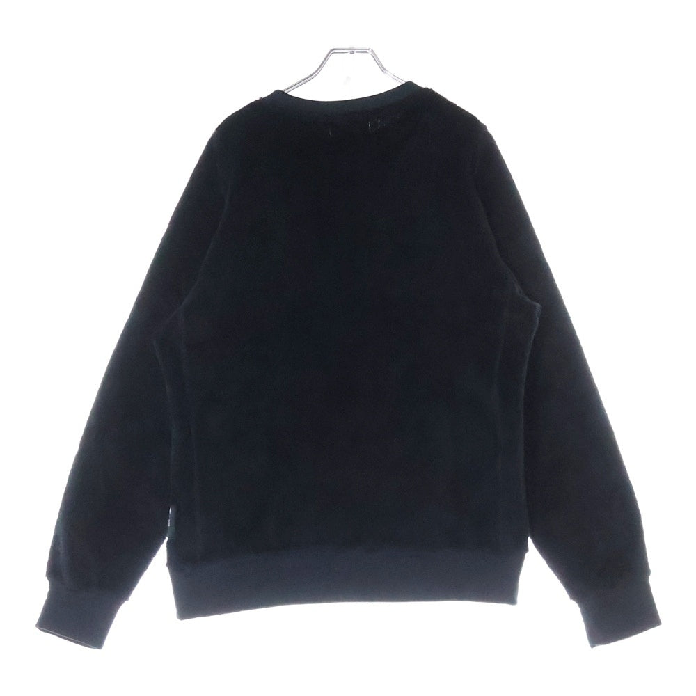 nonnative(ノンネイティブ) 23AW ×UNDERCOVER MONK CREW L/S PULLOVER OZISM POLY FLEECE POLARTEC HIGH LOFT スウェット ブラック UC2C9804