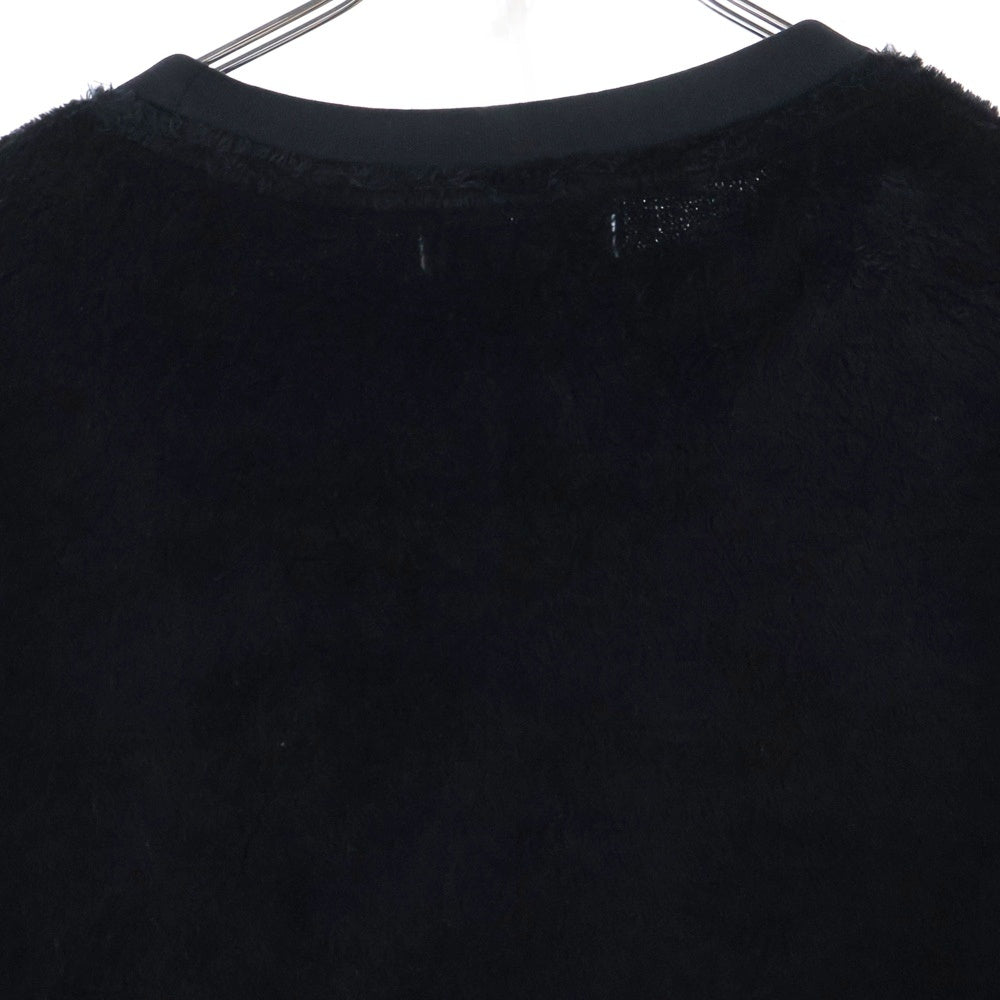 nonnative(ノンネイティブ) 23AW ×UNDERCOVER MONK CREW L/S PULLOVER OZISM POLY FLEECE POLARTEC HIGH LOFT スウェット ブラック UC2C9804