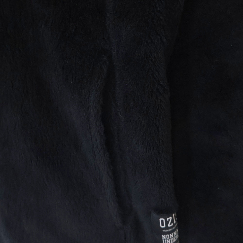 nonnative(ノンネイティブ) 23AW ×UNDERCOVER MONK CREW L/S PULLOVER OZISM POLY FLEECE POLARTEC HIGH LOFT スウェット ブラック UC2C9804