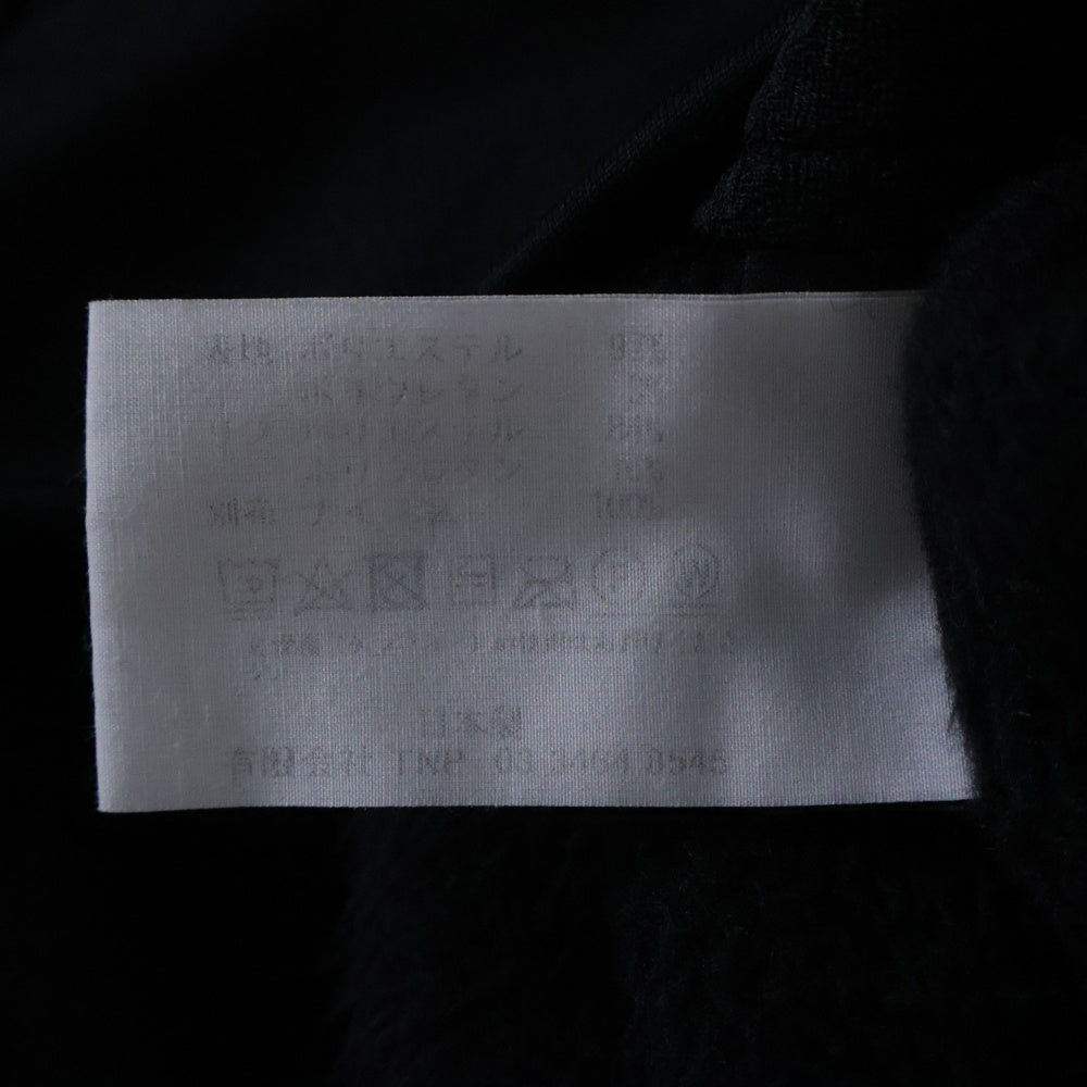 nonnative(ノンネイティブ) 23AW ×UNDERCOVER MONK CREW L/S PULLOVER OZISM POLY FLEECE POLARTEC HIGH LOFT スウェット ブラック UC2C9804