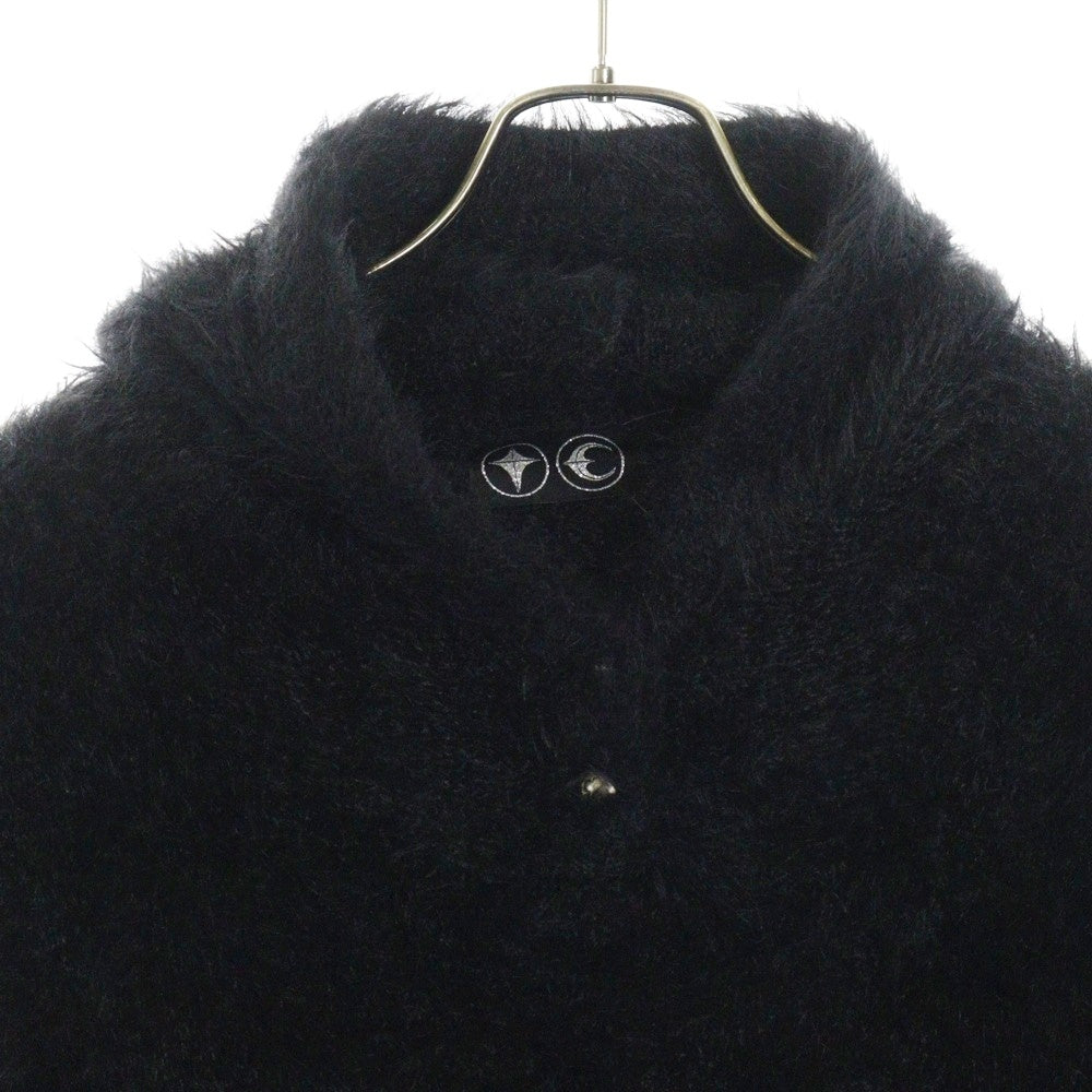 THUG CLUB(サグクラブ) ソード ニット パーカー フーディ プルオーバー Pack Fur Sword Hoodie シャギーニット TC24KN1101