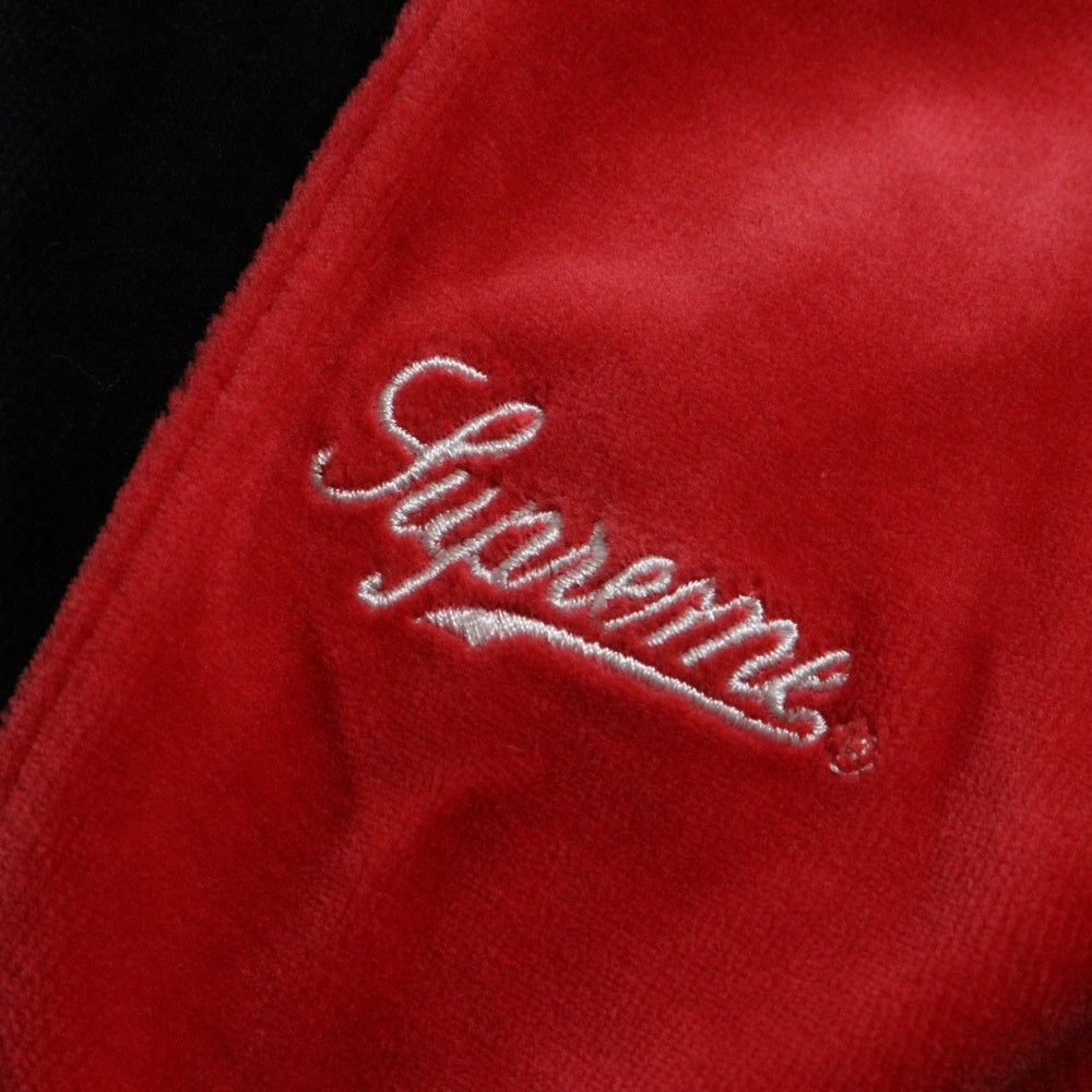 SUPREME(シュプリーム) 18SS Velour Zip Up Jacket ベロアジップアップジャケット ブルゾン ブラック/グリーン/レッド