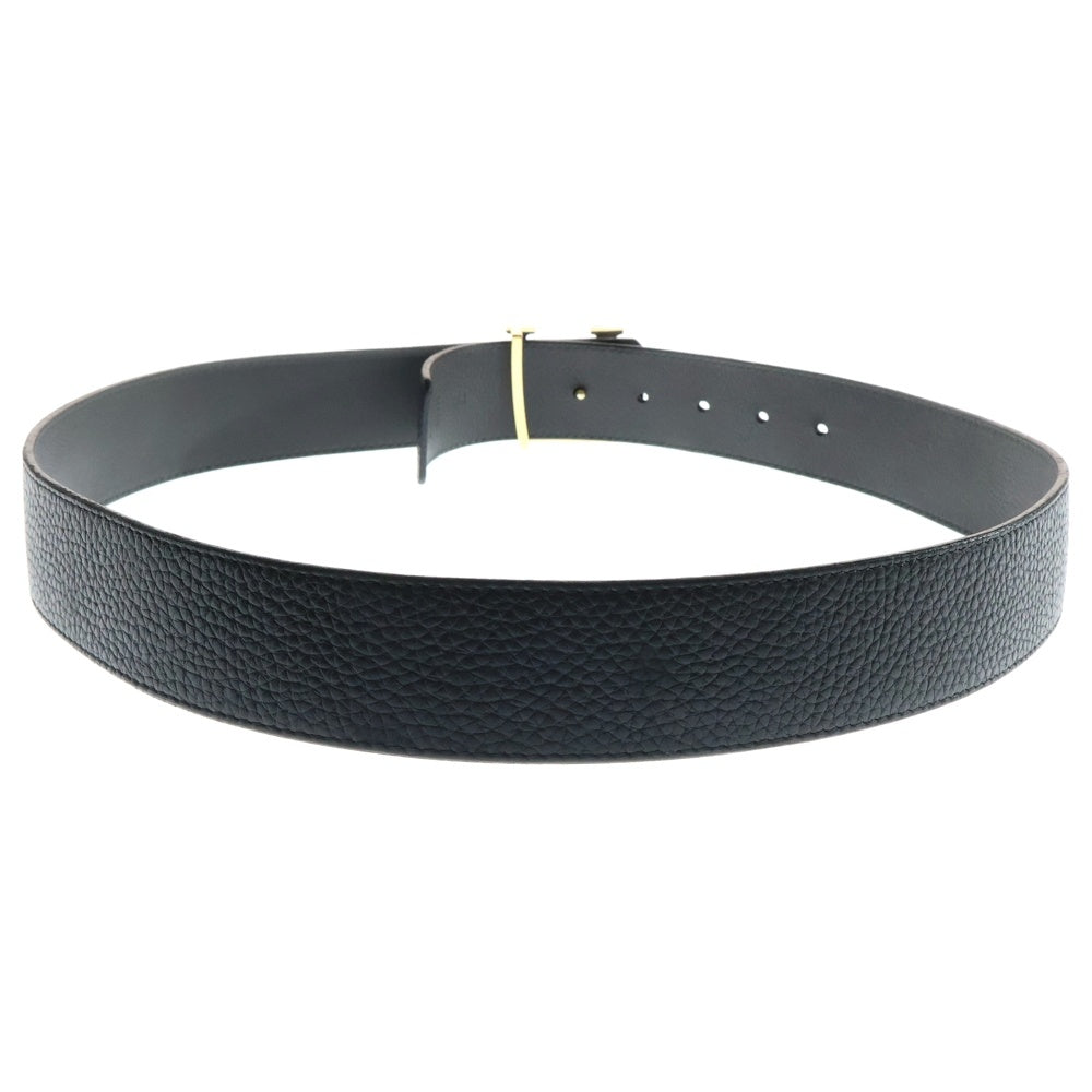 LOUIS VUITTON(ルイヴィトン) LV ダミエロゴ 40MM レザーベルト ブラック/ゴールド M0333
