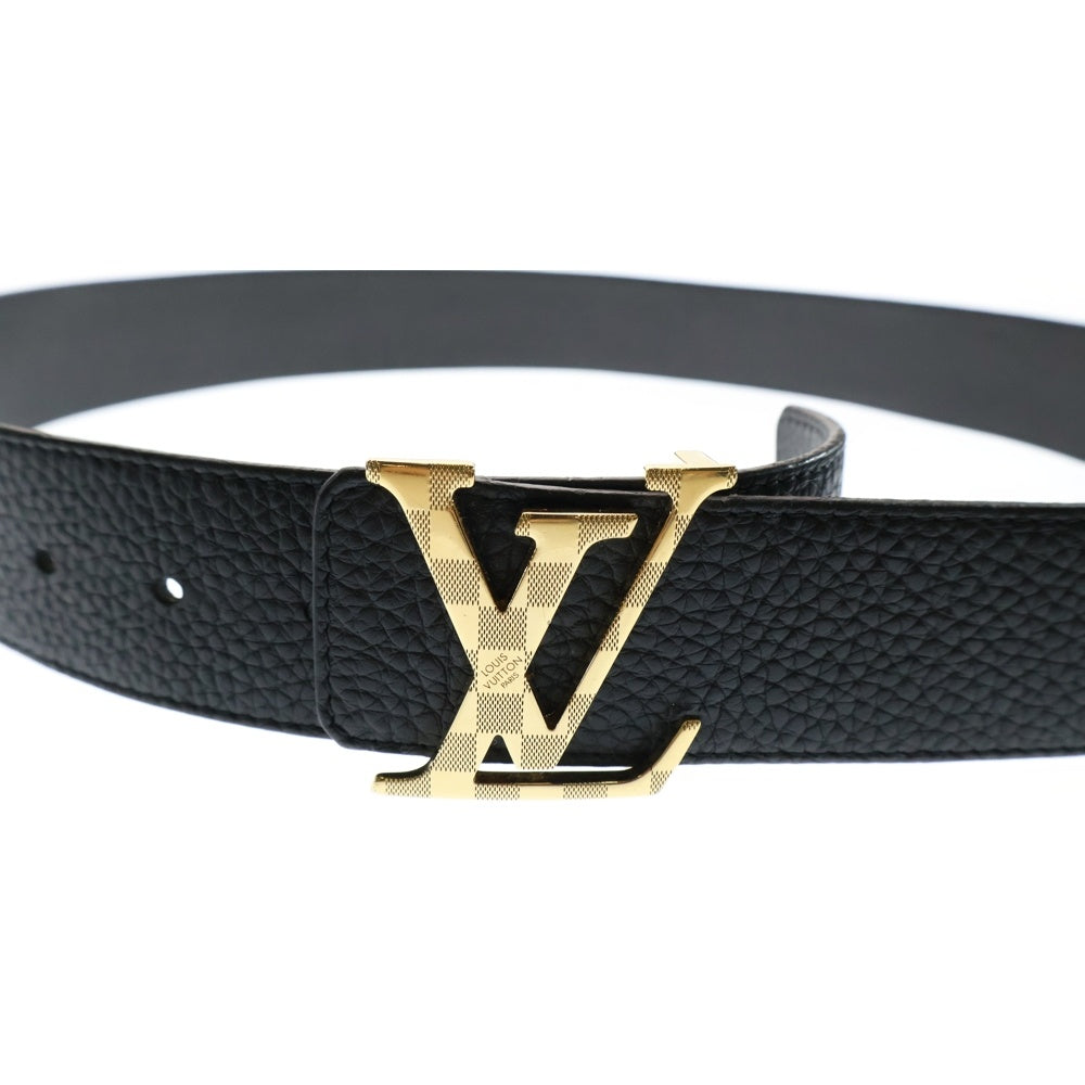 LOUIS VUITTON(ルイヴィトン) LV ダミエロゴ 40MM レザーベルト ブラック/ゴールド M0333