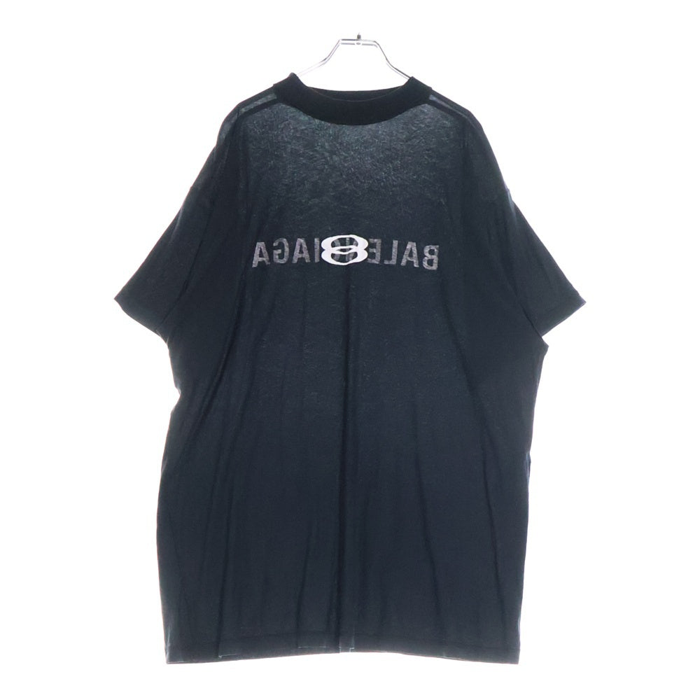 BALENCIAGA(バレンシアガ) Inside Out T-Shirt インサイドアウト 半袖Tシャツ カットソー ブラック 787358 TQVJ4