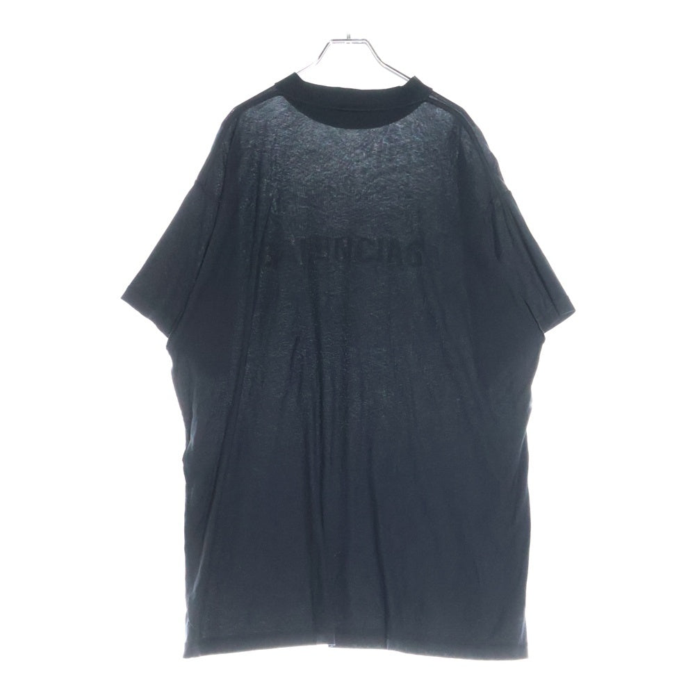 BALENCIAGA(バレンシアガ) Inside Out T-Shirt インサイドアウト 半袖Tシャツ カットソー ブラック 787358 TQVJ4