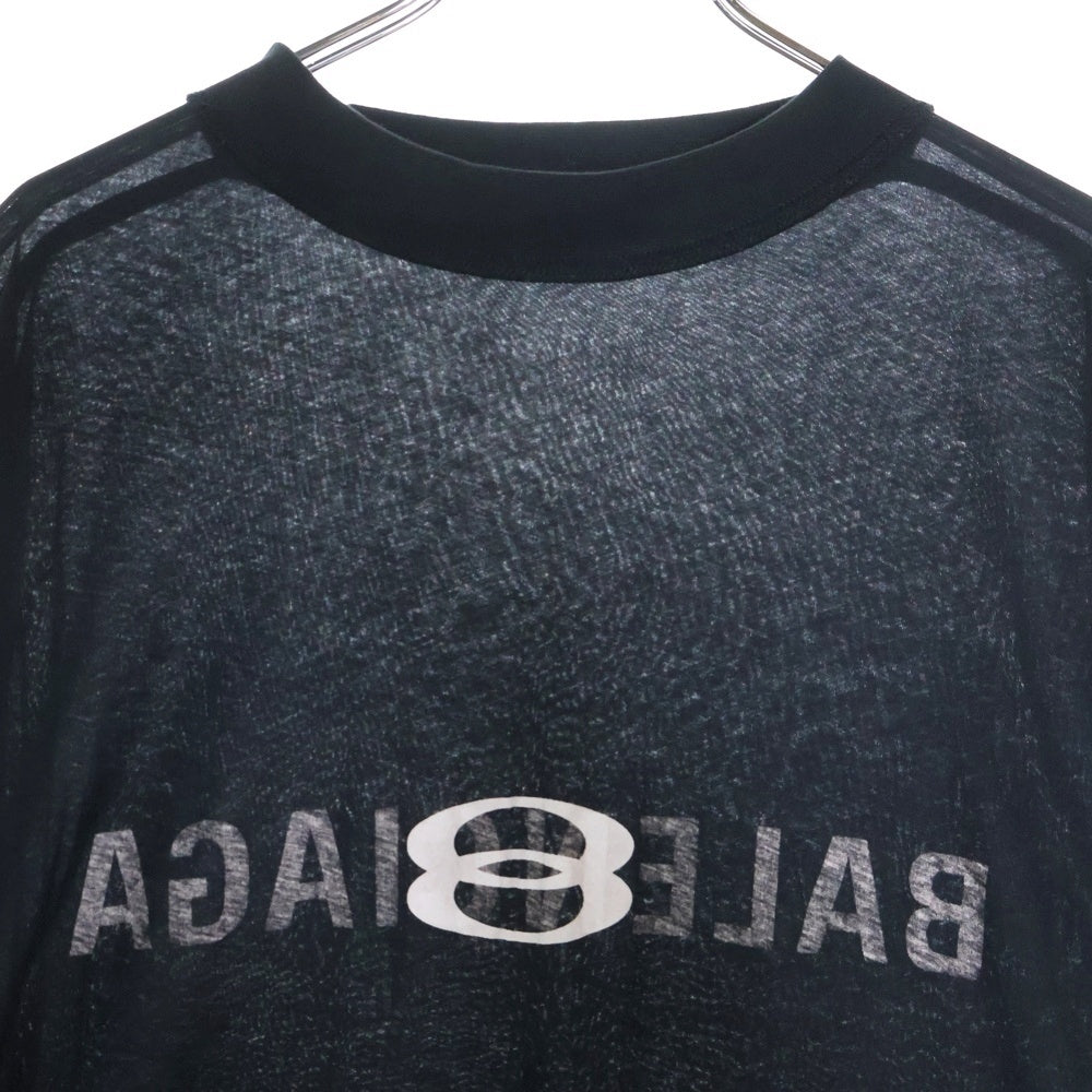 BALENCIAGA(バレンシアガ) Inside Out T-Shirt インサイドアウト 半袖Tシャツ カットソー ブラック 787358 TQVJ4