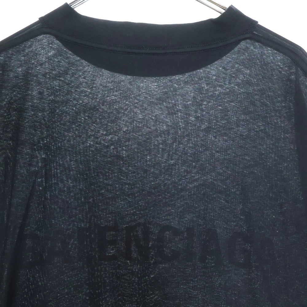 BALENCIAGA(バレンシアガ) Inside Out T-Shirt インサイドアウト 半袖Tシャツ カットソー ブラック 787358 TQVJ4