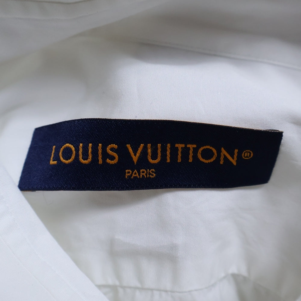 LOUIS VUITTON(ルイヴィトン) 23SS レギュラーDNA ポプリンシャツ 長袖シャツ ホワイト RM231Q OUQ HJS40W