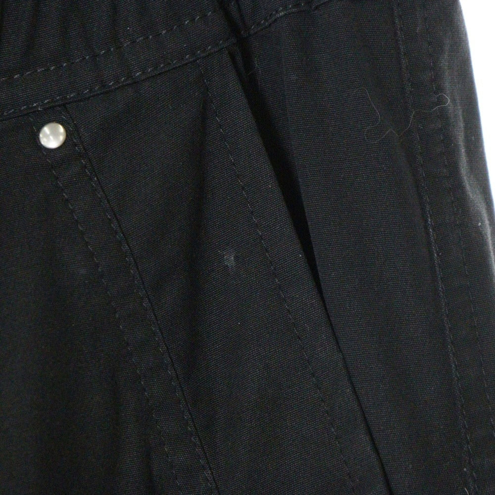 Rick Owens(リックオウエンス) 23SS バウハウスカーゴ ロングパンツ ブラック RU01C4377-TE