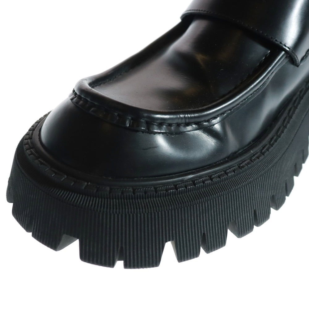 BALENCIAGA(バレンシアガ) Tractor Loafer トラクター レザーローファー ブラック 760433
