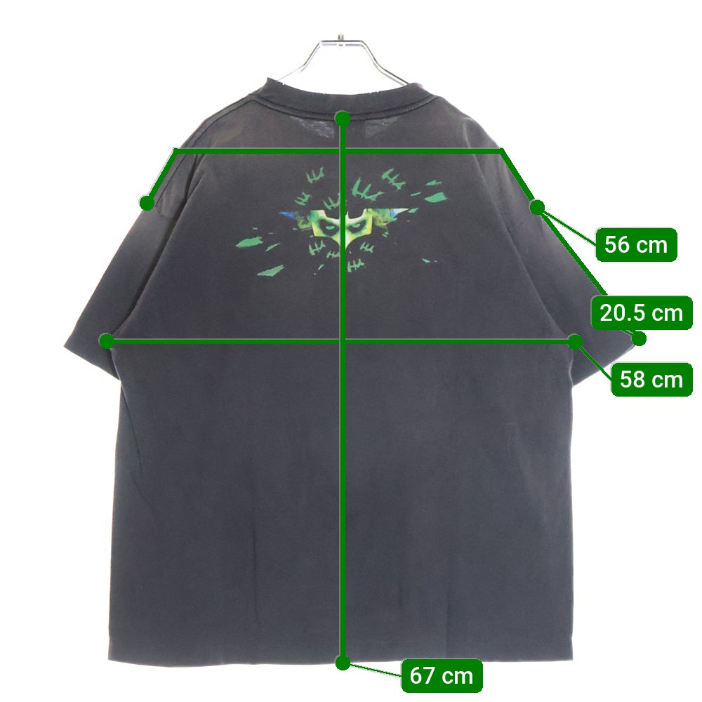 SAINT MICHAEL(セントマイケル) × The Dark Knight JOKER × ザ ダークナイト ジョーカー 半袖Tシャツ カットソー グレー SM-HR8-0000-C53
