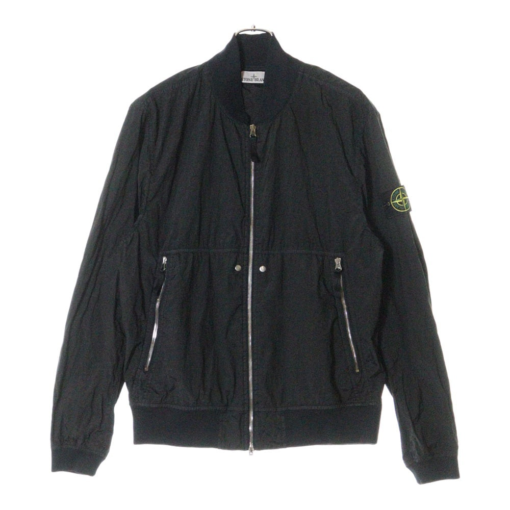 STONE ISLAND(ストーンアイランド) BOMBER NYLON METAL ナイロンメタル ボンバージャケットブラック K1S154100019