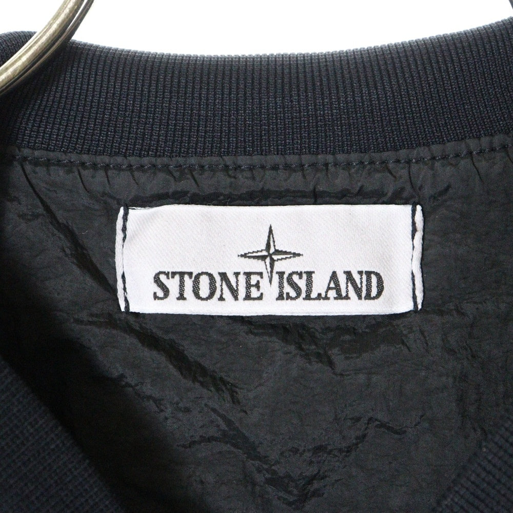 STONE ISLAND(ストーンアイランド) BOMBER NYLON METAL ナイロンメタル ボンバージャケットブラック K1S154100019