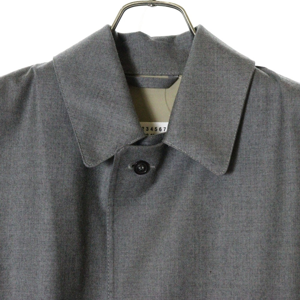 Maison Margiela(メゾンマルジェラ) ×MACKINTOSH マッキントッシュ 100着限定 ステンカラーコート S30AH0082 グレー