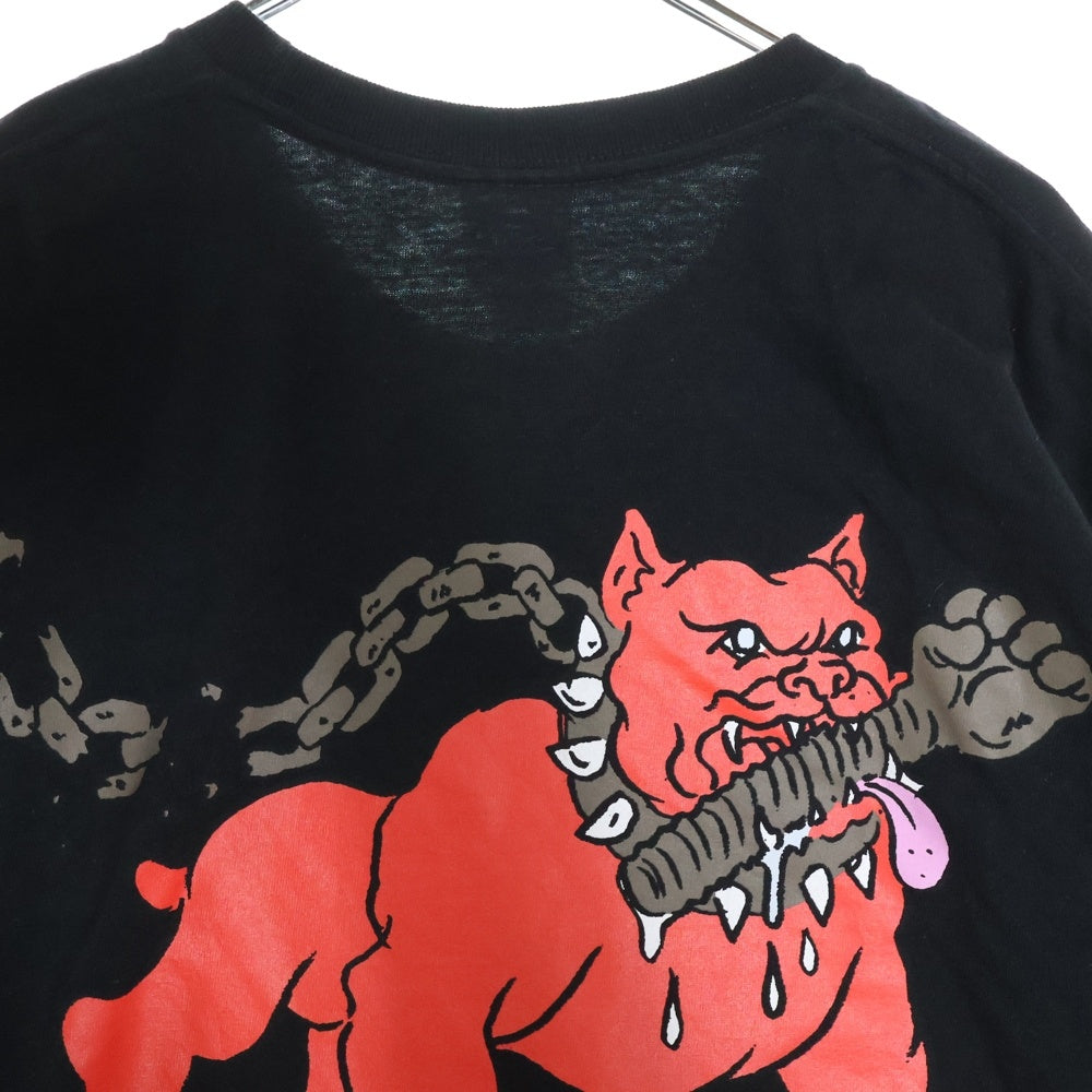 SUPREME(シュプリーム) 23SS Hardies Dog Tee ハーディーズドッグ 半袖Tシャツ カットソー ブラック