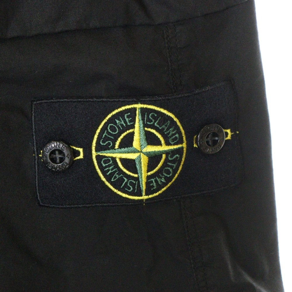 STONE ISLAND(ストーンアイランド) BERMUDA COMFORT SHORTS ビルムダ コンフォート ショートパンツ ブラック K1S15L100009S0003