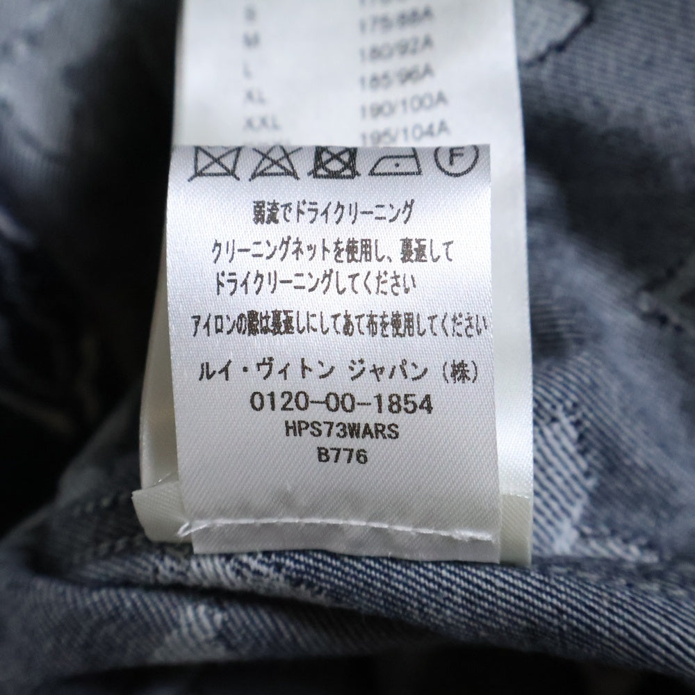 LOUIS VUITTON(ルイヴィトン) 23AW モノグラム 半袖デニムシャツ インディゴ RM232 ARS HPS73W