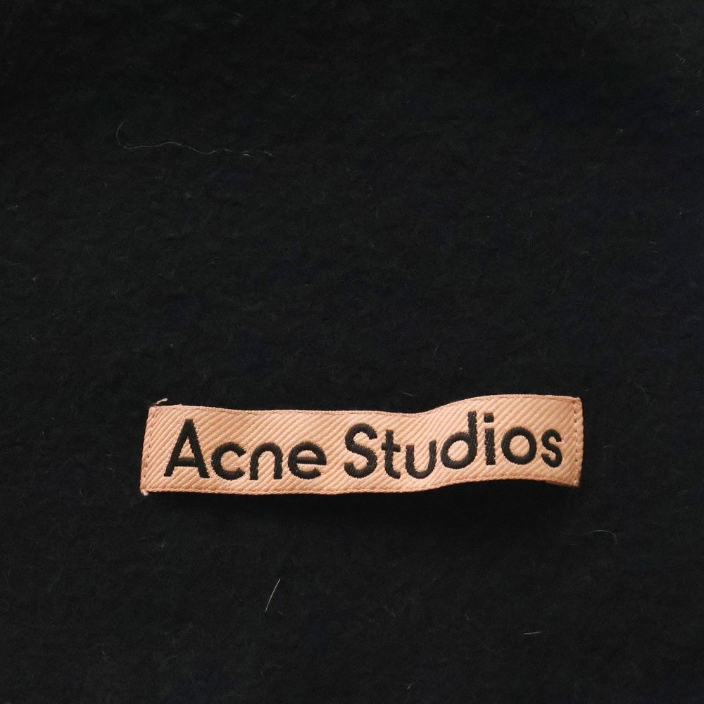 Acne Studios(アクネ ストゥディオズ) Long Scarf CA0210 ロゴパッチ ロングスカーフ マフラー ブラック