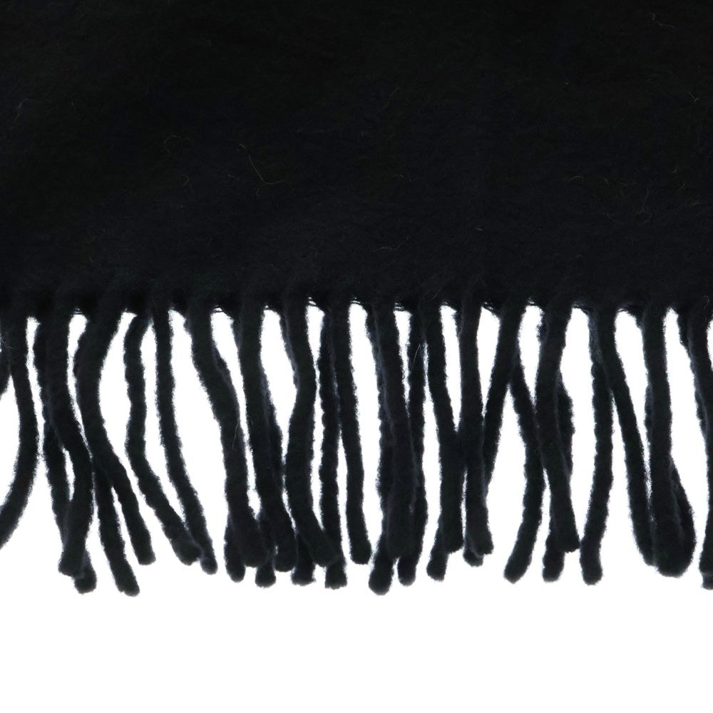 Acne Studios(アクネ ストゥディオズ) Long Scarf CA0210 ロゴパッチ ロングスカーフ マフラー ブラック