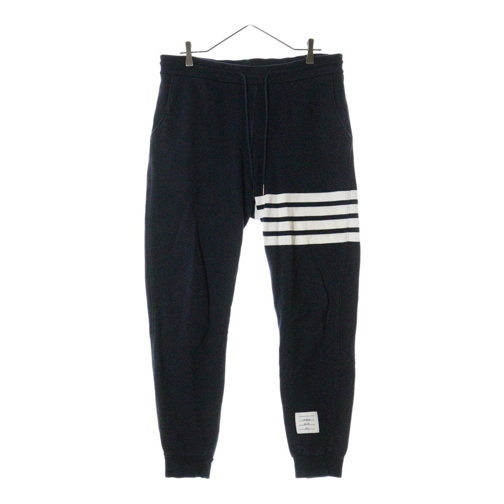 THOM BROWNE(トムブラウン) 4BAR Sweatpants スウェットパンツ ネイビー MJQ008H-00535-461