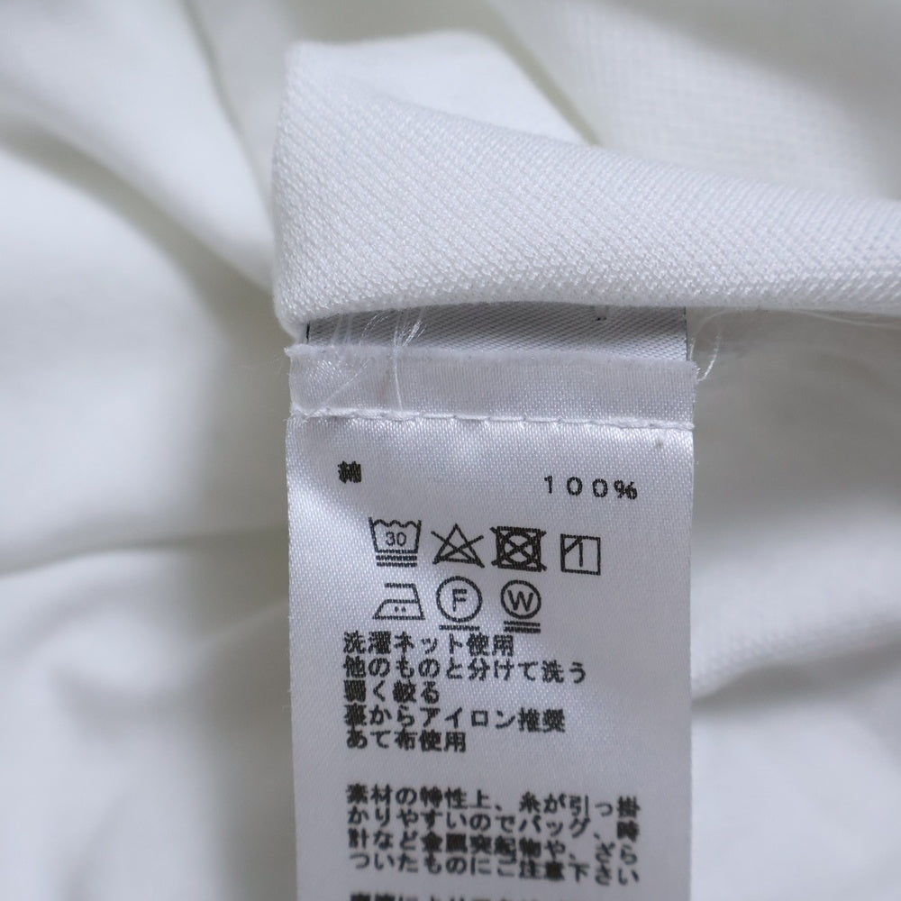 HERMES(エルメス) H刺繍 ポケット Tシャツ コットン ホワイト 32-5705