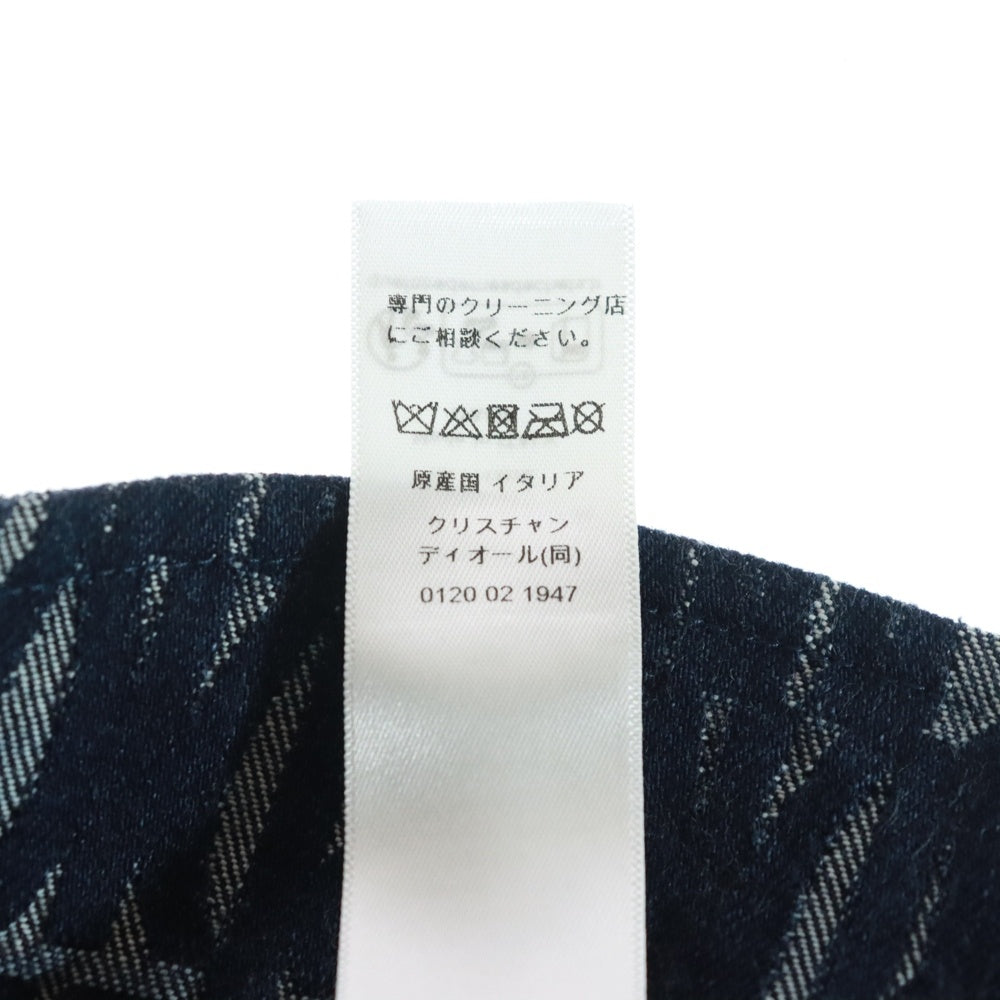 DIOR(ディオール) Teddy Allover Small Brim Bucket Hat デニム ボブハット 45MDC923X130