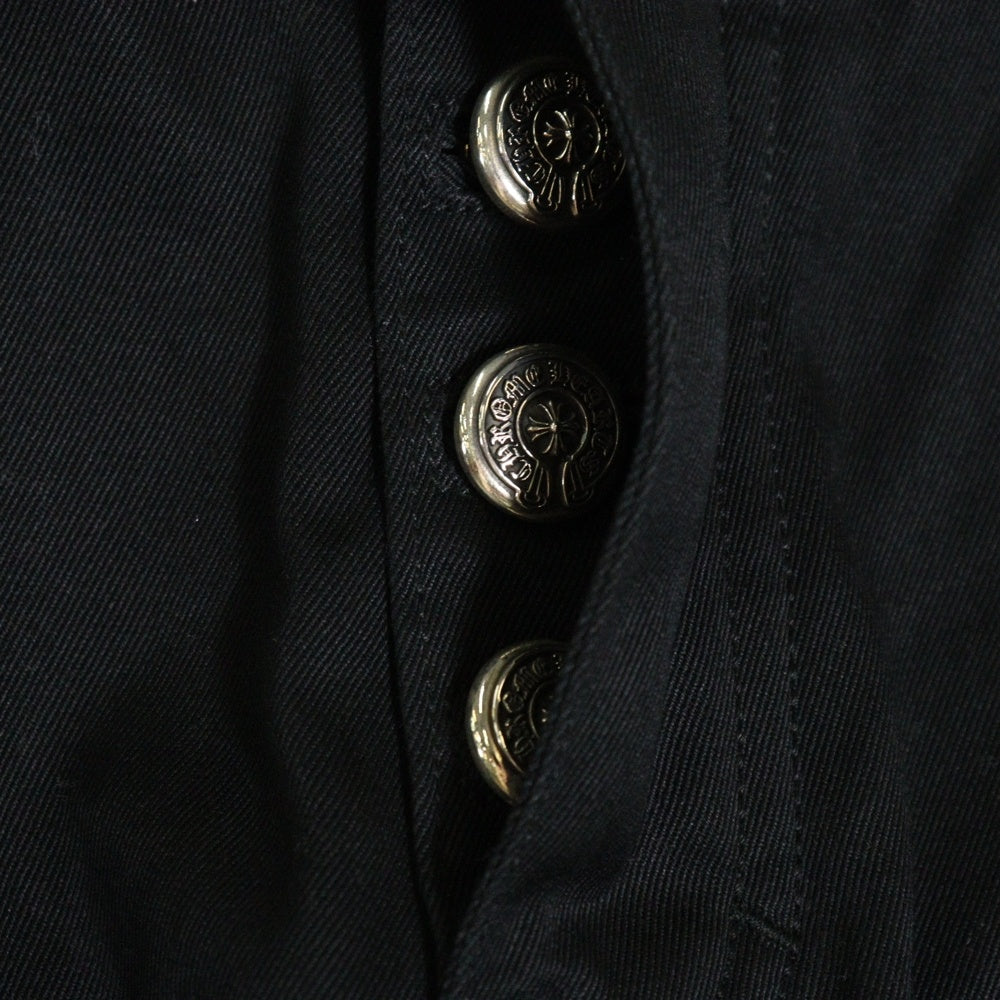 CHROME HEARTS(クロムハーツ) CHINOS CEMCRPATCH マルチカラークロスパッチ チノパンツ ブラック