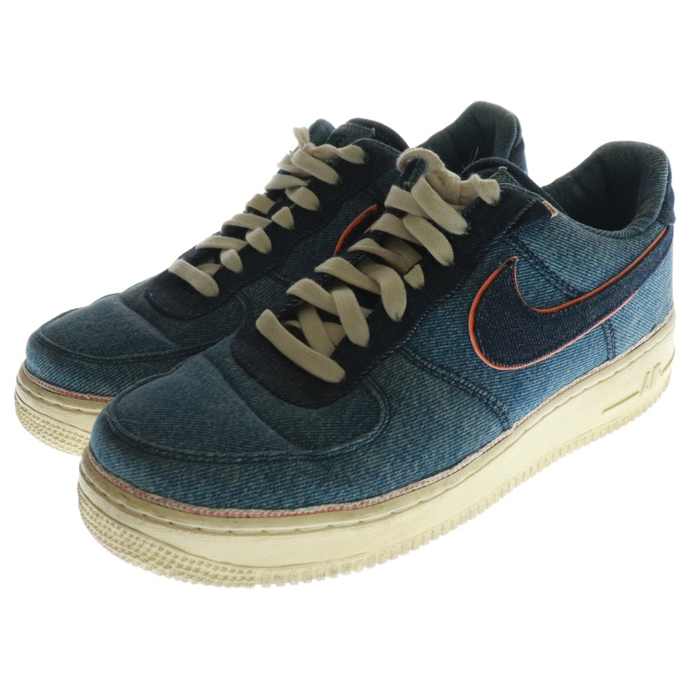 NIKE(ナイキ) × 3×1 AIR FORCE 1 LOW Denim Pack Indigo 905345-403 × スリー・バイ・ワン エアフォース1 ローカットスニーカー インディゴブルー US9.5/27.5cm
