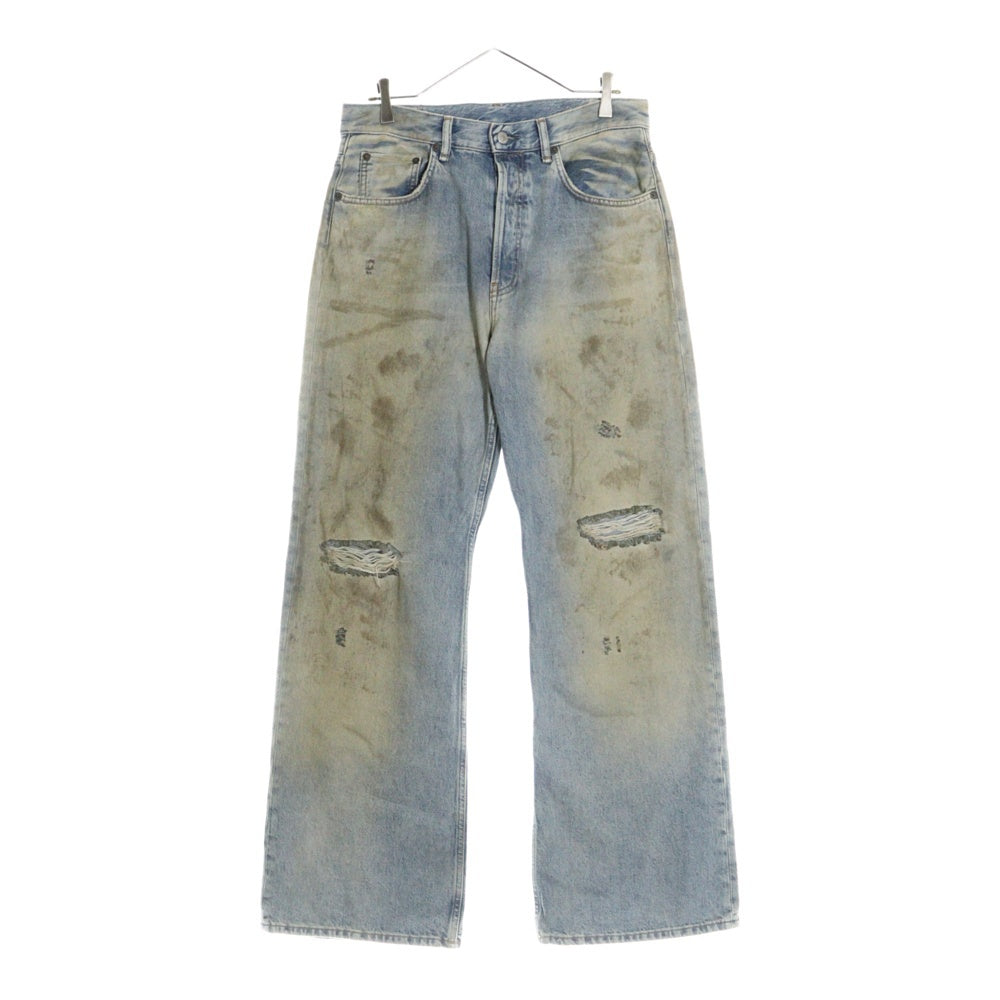 Acne Studios(アクネ ストゥディオズ) 2021M PENICILLIN ペニシリン ダメージ加工 デニムパンツ ジーンズ インディゴ 31/32 B00403