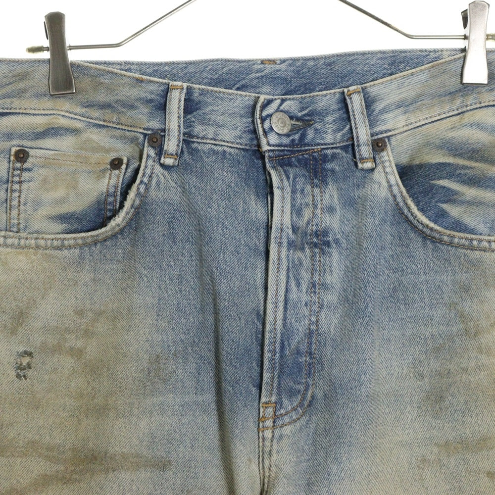 Acne Studios(アクネ ストゥディオズ) 2021M PENICILLIN ペニシリン ダメージ加工 デニムパンツ ジーンズ インディゴ 31/32 B00403
