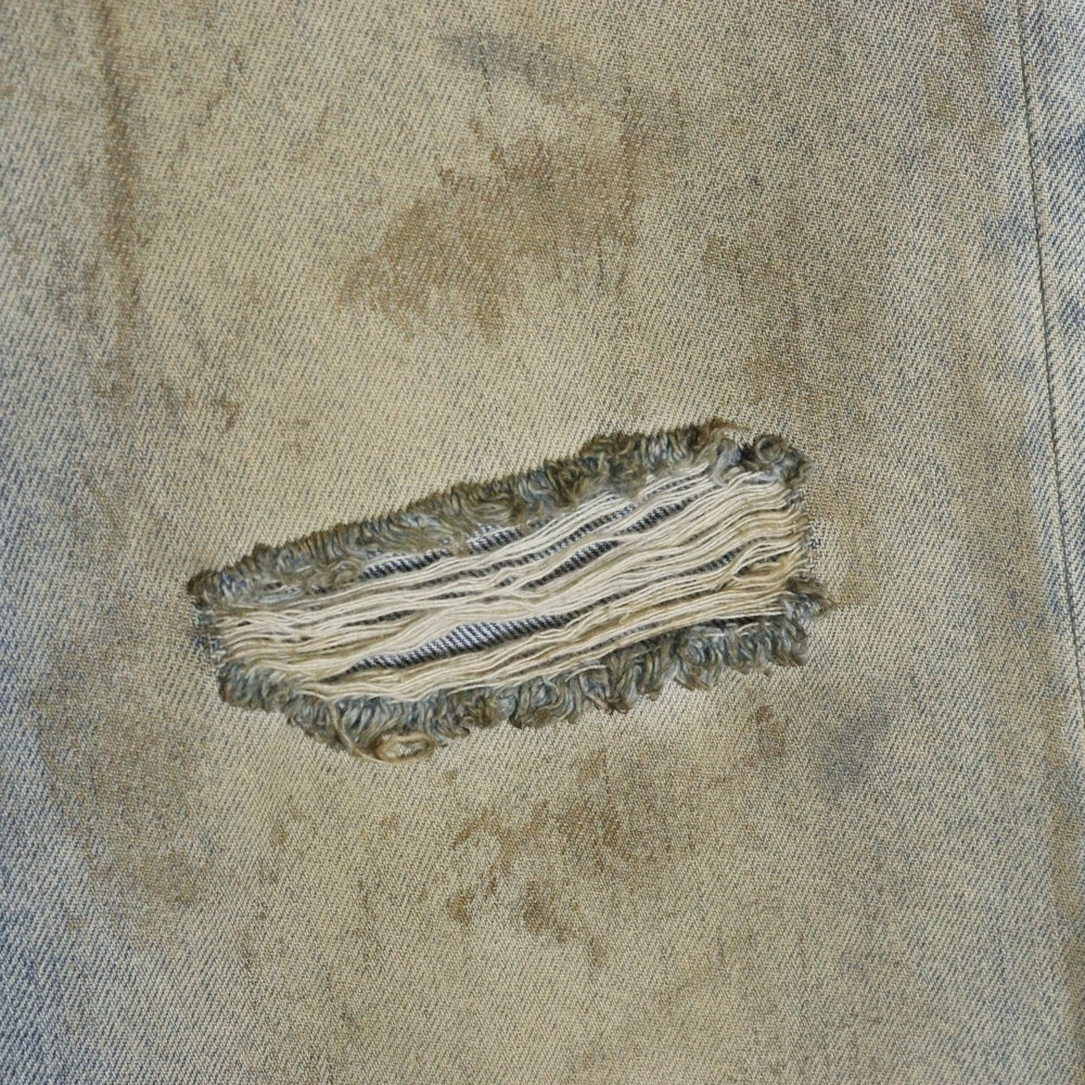 Acne Studios(アクネ ストゥディオズ) 2021M PENICILLIN ペニシリン ダメージ加工 デニムパンツ ジーンズ インディゴ 31/32 B00403