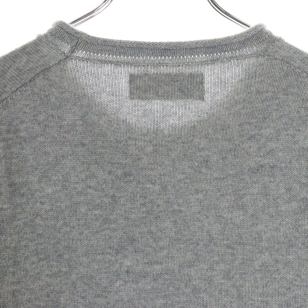 STONE ISLAND(ストーンアイランド) ロゴパッチ付 コットンニット セーター グレー 6415571D2