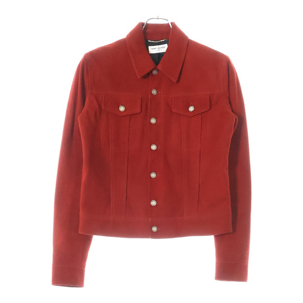 SAINT LAURENT PARIS(サンローランパリ) 17AW Suede Trucker Jacket 481871 Y5NM1