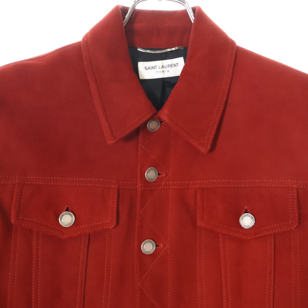 SAINT LAURENT PARIS(サンローランパリ) 17AW Suede Trucker Jacket 481871 Y5NM1